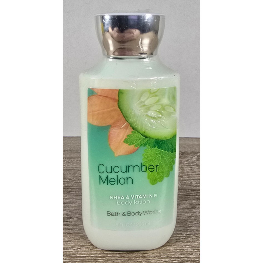 Bath Body Works Cucumber Melon Lotion 8oz Body & Hand with Shea & Vitamin E NEW!